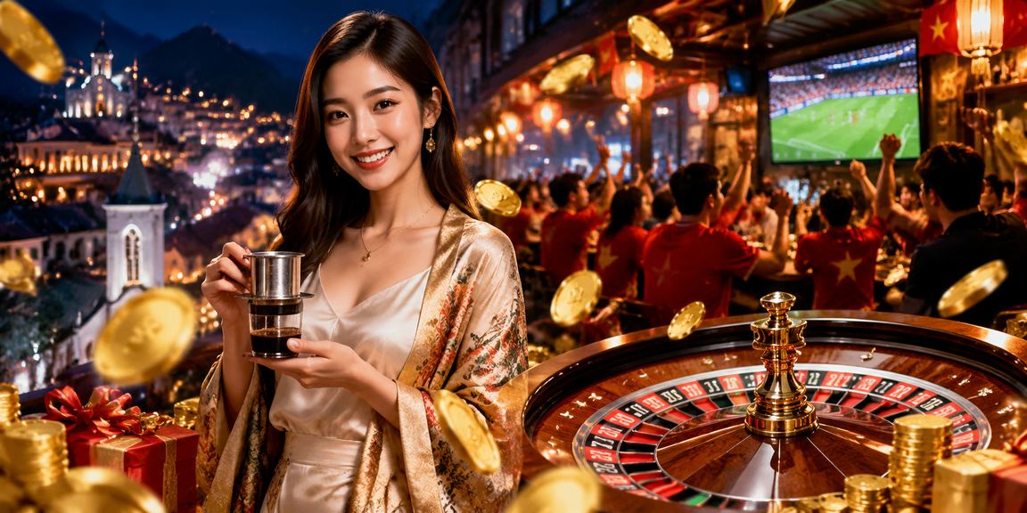 Người dùng tại Sa Pa thư giãn với Roulette và cà phê buổi sáng
